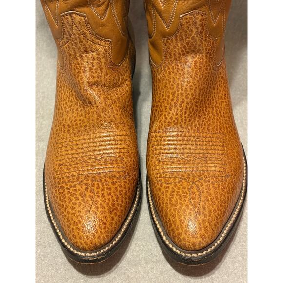 VTG Renegade Handmade Mexico Women’s 8 Leather Western Cowboy Boots Barely Worn - Picture 5 of 13